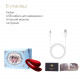 Смартвібратор для пар Zalo — Fanfan Bright Red Смартвібратор для пар Zalo — Fanfan Bright Red