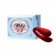 Смартвібратор для пар Zalo Fanfan set Bright Red, пульт ДК Смартвібратор для пар Zalo Fanfan set Bright Red, пульт ДК