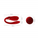 Смартвібратор для пар Zalo Fanfan set Bright Red, пульт ДК Смартвібратор для пар Zalo Fanfan set Bright Red, пульт ДК