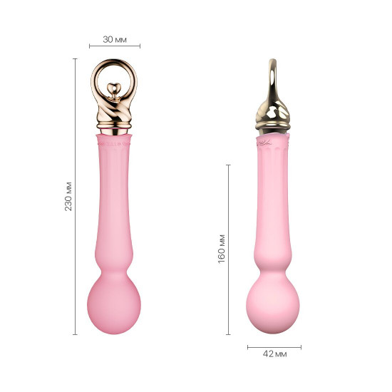 Вібромасажер із підігрівом Zalo Sweet Magic - Confidence Wand Fairy Pink Вібромасажер із підігрівом Zalo Sweet Magic - Confidence Wand Fairy Pink