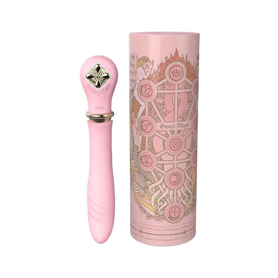 Пульсатор із підігрівом Zalo Sweet Magic - Desire Fairy Pink, турбо режим Пульсатор із підігрівом Zalo Sweet Magic - Desire Fairy Pink, турбо режим
