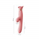 Вибратор с подогревом и вакуумной стимуляцией клитора Zalo - ROSE Vibrator Strawberry Pink