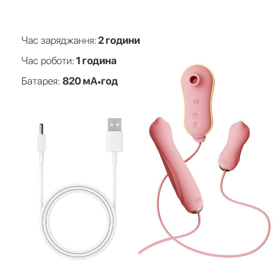 Набір 3в1 Zalo — UNICORN Set Pink, віброяйце, пульсатор, вакуумний стимулятор Набір 3в1 Zalo — UNICORN Set Pink, віброяйце, пульсатор, вакуумний стимулятор