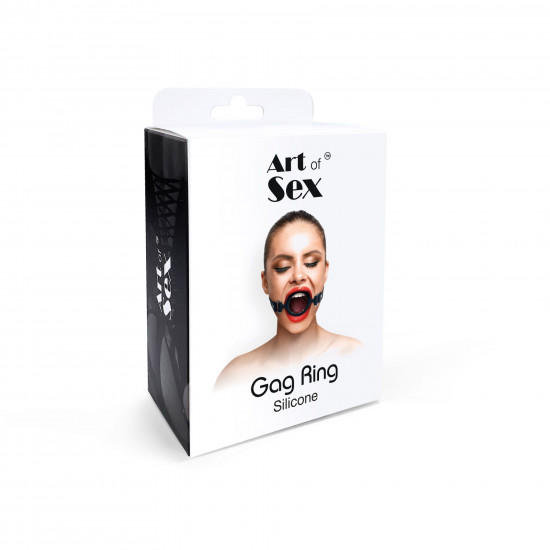 Кляп силіконове кільце натуральна шкіра, Gag Ring внутрішній діаметр кільця 40 мм, Чорний Кляп силіконове кільце натуральна шкіра, Gag Ring внутрішній діаметр кільця 40 мм, Чорний