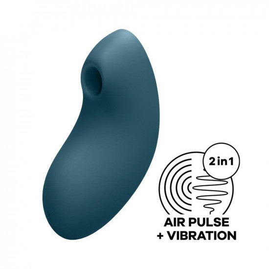 Вакуумний вібратор Satisfyer Vulva Lover 2 Blue Вакуумний вібратор Satisfyer Vulva Lover 2 Blue