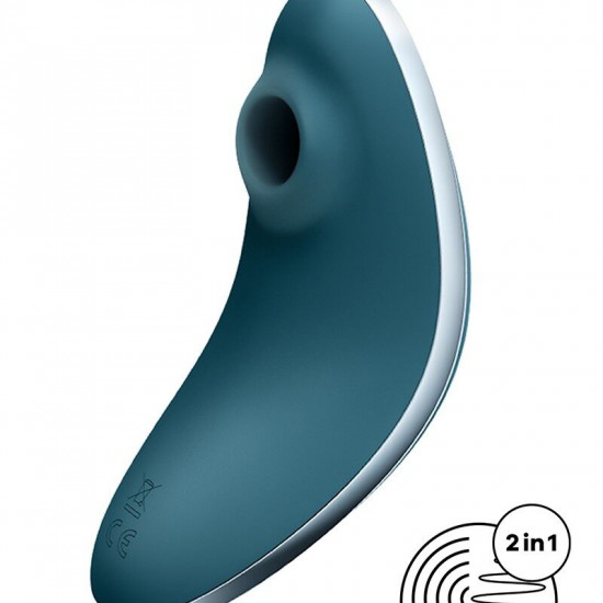 Вакуумний вібратор Satisfyer Vulva Lover 1 Blue Вакуумний вібратор Satisfyer Vulva Lover 1 Blue