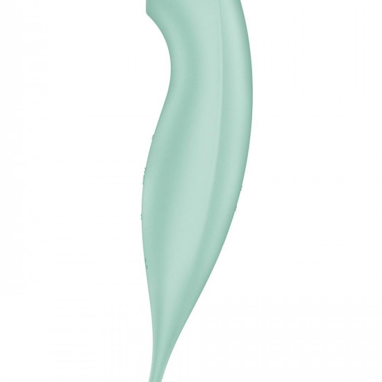 Смарт-вібратор для клітора з вакуумною стимуляцією Satisfyer Twirling Pro+ Mint Смарт-вібратор для клітора з вакуумною стимуляцією Satisfyer Twirling Pro+ Mint