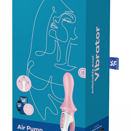 Анальний смарт-вібратор Satisfyer Air Pump Booty 5+, надувається Анальний смарт-вібратор Satisfyer Air Pump Booty 5+, надувається