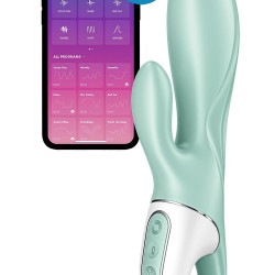 Смарт вібратор-кролик Satisfyer Air Pump Bunny 5+, надувається