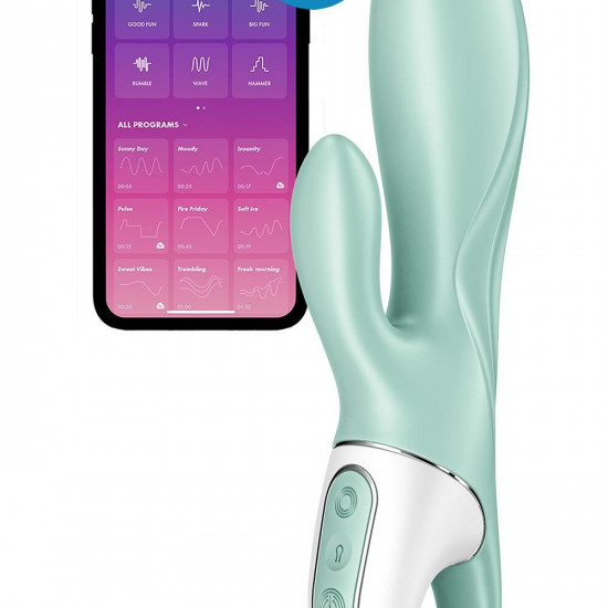 Смарт вібратор-кролик Satisfyer Air Pump Bunny 5+, надувається Смарт вібратор-кролик Satisfyer Air Pump Bunny 5+, надувається