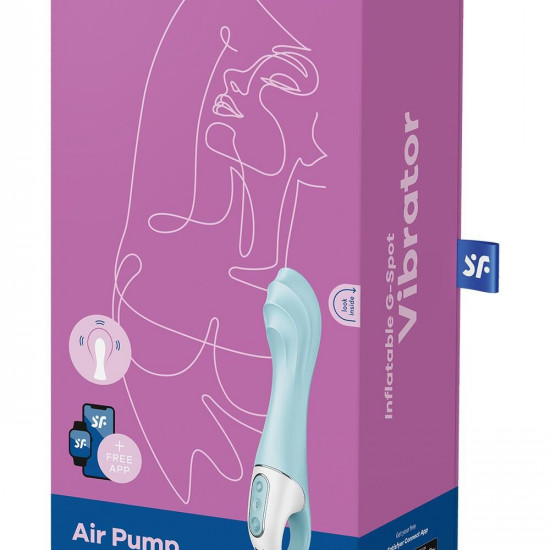 Смарт-вібратор точки G Satisfyer Air Pump Vibrator 5+, надувається Смарт-вібратор точки G Satisfyer Air Pump Vibrator 5+, надувається