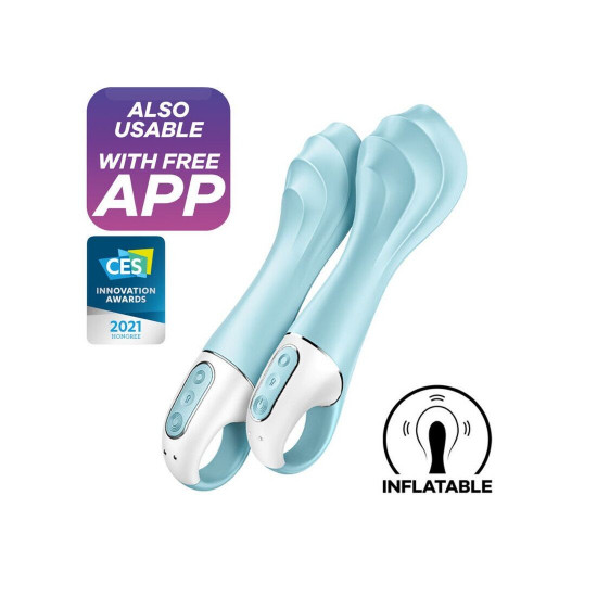 Смарт-вібратор точки G Satisfyer Air Pump Vibrator 5+, надувається Смарт-вібратор точки G Satisfyer Air Pump Vibrator 5+, надувається