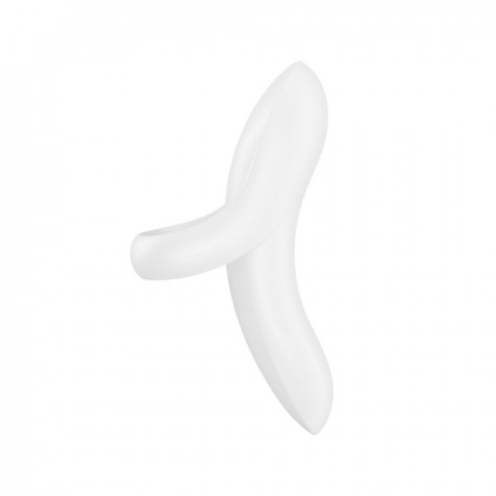 Вібратор на палець Satisfyer Bold Lover White, гнучкий Вібратор на палець Satisfyer Bold Lover White, гнучкий