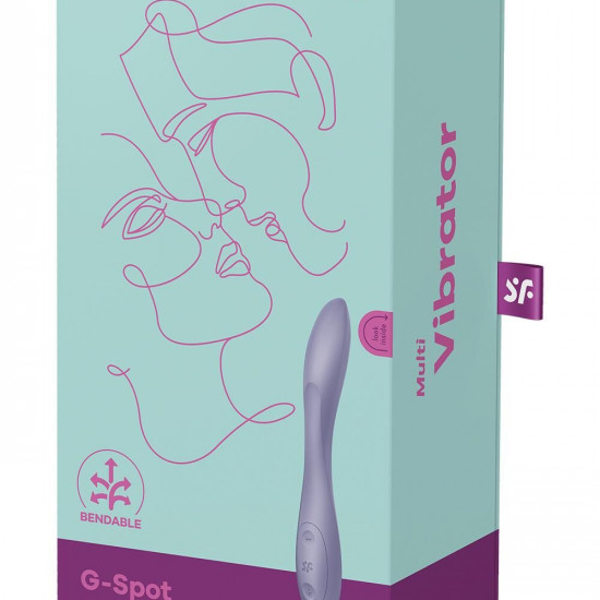 Універсальний вібратор Satisfyer G-Spot Flex 2, гнучкий стовбур із фіксацією положення Універсальний вібратор Satisfyer G-Spot Flex 2, гнучкий стовбур із фіксацією положення