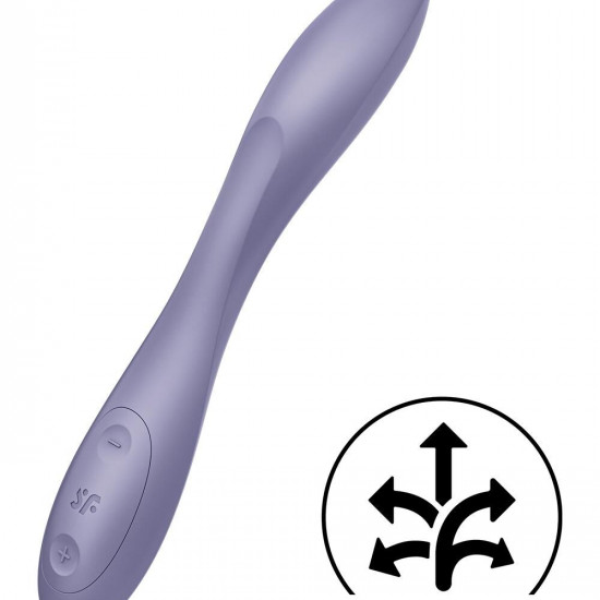 Універсальний вібратор Satisfyer G-Spot Flex 2, гнучкий стовбур із фіксацією положення Універсальний вібратор Satisfyer G-Spot Flex 2, гнучкий стовбур із фіксацією положення