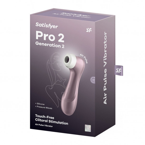 Вакуумний кліторальний стимулятор Satisfyer Pro 2 Violet Вакуумний кліторальний стимулятор Satisfyer Pro 2 Violet