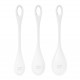 Набір йоні намистин Satisfyer Yoni Power 1 White, діаметр 2-2,5-3см, вага 22-46-74гр Набір йоні намистин Satisfyer Yoni Power 1 White, діаметр 2-2,5-3см, вага 22-46-74гр