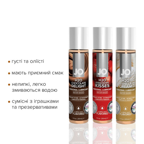 Набір System JO Tri-Me Triple Pack — Neapolitan (3×30 мл) три різні смаки оральних змазок Набір System JO Tri-Me Triple Pack — Neapolitan (3×30 мл) три різні смаки оральних змазок