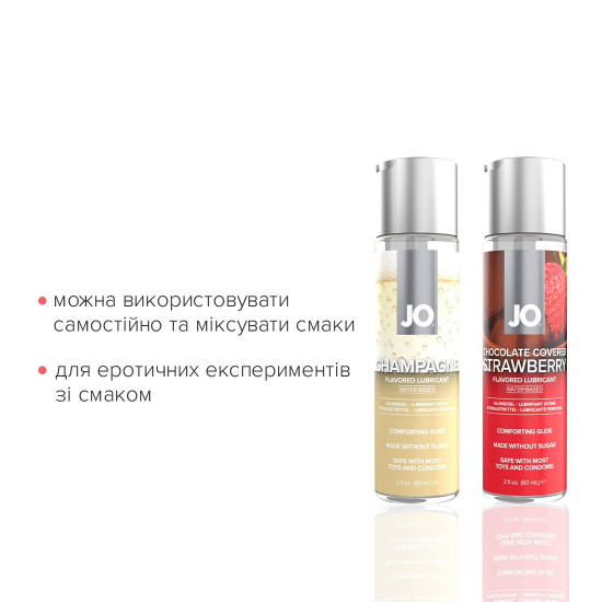 Набір лубрикантів System JO Sweet&Bubbly — Champagne & Chocolate Covered Strawberry (2×60 мл) Набір лубрикантів System JO Sweet&Bubbly — Champagne & Chocolate Covered Strawberry (2×60 мл)