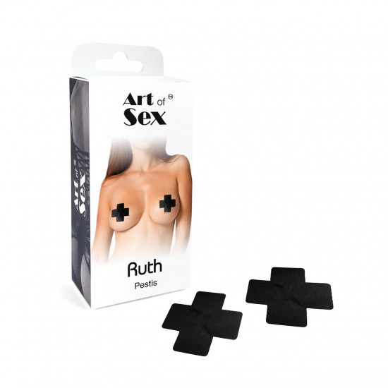 Сексуальні наклейки на груди Art of Sex – Ruth. Чорний Сексуальні наклейки на груди Art of Sex – Ruth. Чорний