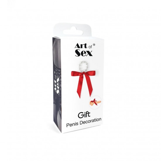 Прикраса на пеніс із перлинами "Подарунок" Art of Sex - Gift Прикраса на пеніс із перлинами "Подарунок" Art of Sex - Gift