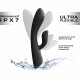 Вібратор-кролик з підігрівом Dorcel FLEXI RABBIT BLACK, гнучкий стовбур Вібратор-кролик з підігрівом Dorcel FLEXI RABBIT BLACK, гнучкий стовбур