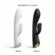 Вібратор-кролик з підігрівом Dorcel FLEXI RABBIT WHITE, гнучкий стовбур Вібратор-кролик з підігрівом Dorcel FLEXI RABBIT WHITE, гнучкий стовбур
