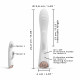 Вібратор-кролик з підігрівом Dorcel FLEXI RABBIT WHITE, гнучкий стовбур Вібратор-кролик з підігрівом Dorcel FLEXI RABBIT WHITE, гнучкий стовбур
