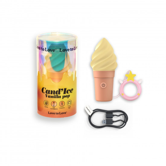 Вібратор-морозиво Love To Love CAND'ICE — VANILLA POP Вібратор-морозиво Love To Love CAND'ICE — VANILLA POP