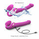 Безремінний вібрострапон з вакуумною стимуляцією Strap-On-Me MULTI ORGASM Fuchsia M, регульований Безремінний вібрострапон з вакуумною стимуляцією Strap-On-Me MULTI ORGASM Fuchsia M, регульований