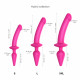 Анальна пробка з дилдо 2в1 Strap-On-Me SWITCH PLUG-IN DILDO Fuchsia L, діаметр 4,5/3,4 см Анальна пробка з дилдо 2в1 Strap-On-Me SWITCH PLUG-IN DILDO Fuchsia L, діаметр 4,5/3,4 см