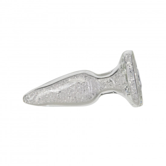 Скляна анальна пробка Pillow Talk Fancy Luxurious Glass Anal Plug, ⌀3,1см, віброкуля в подарунок Скляна анальна пробка Pillow Talk Fancy Luxurious Glass Anal Plug, ⌀3,1см, віброкуля в подарунок