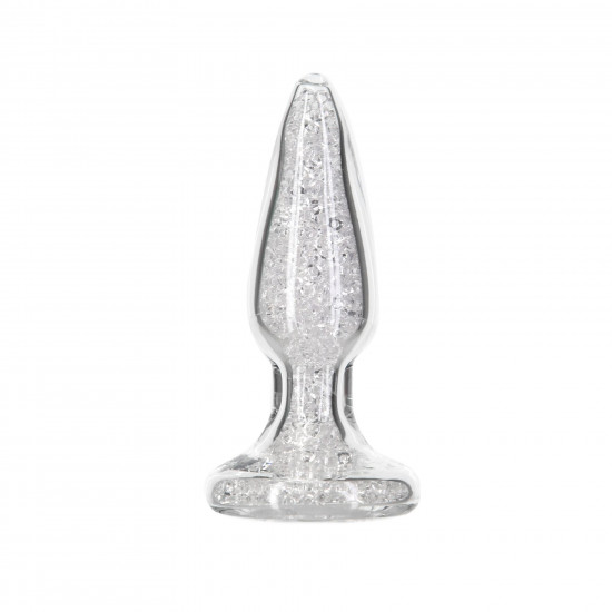 Скляна анальна пробка Pillow Talk Fancy Luxurious Glass Anal Plug, ⌀3,1см, віброкуля в подарунок Скляна анальна пробка Pillow Talk Fancy Luxurious Glass Anal Plug, ⌀3,1см, віброкуля в подарунок