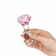 Скляна анальна пробка Pillow Talk Rosy Luxurious Glass Anal Plug, ⌀3,3 см, віброкуля в подарунок Скляна анальна пробка Pillow Talk Rosy Luxurious Glass Anal Plug, ⌀3,3 см, віброкуля в подарунок