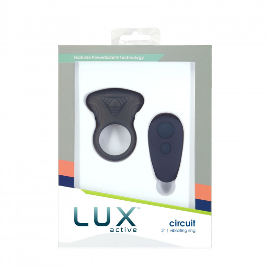 Ерекційне віброкільце Lux Active Circuit Vibrating Cock Ring, пульт ДК, 7 режимів вібрації Ерекційне віброкільце Lux Active Circuit Vibrating Cock Ring, пульт ДК, 7 режимів вібрації