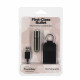 Віброкуля PowerBullet First-Class Bullet 2.5″ з Key Chain Pouch, Gun Metal, 9 режимів вібрації Віброкуля PowerBullet First-Class Bullet 2.5″ з Key Chain Pouch, Gun Metal, 9 режимів вібрації