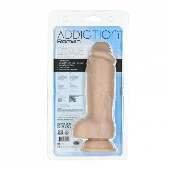 Реалістичний фалоімітатор ADDICTION Roman 8″ Girthy Dong, довжина 22 см, діаметр 6 см Реалістичний фалоімітатор ADDICTION Roman 8″ Girthy Dong, довжина 22 см, діаметр 6 см