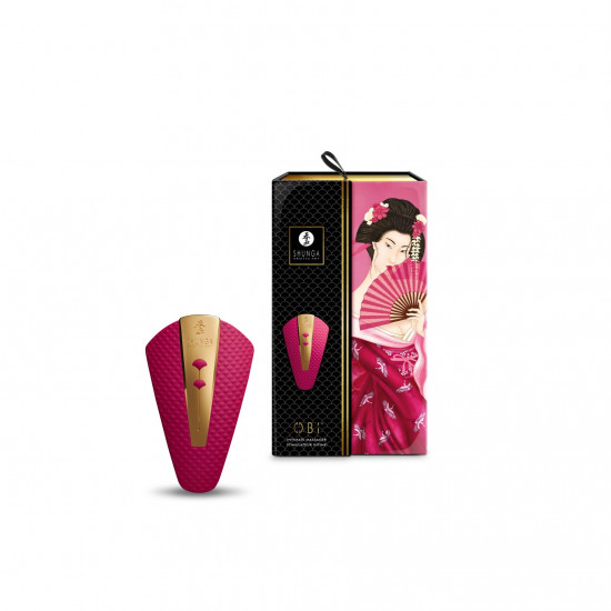 Кліторальний вібратор Shunga Obi Raspberry Кліторальний вібратор Shunga Obi Raspberry