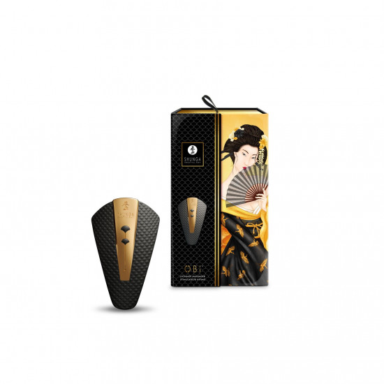 Кліторальний вібратор Shunga Obi Black Кліторальний вібратор Shunga Obi Black