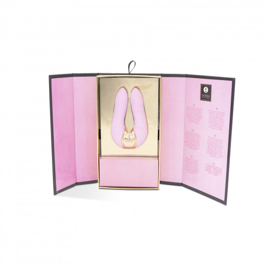Вібратор для клітора Shunga Aiko Light Pink, гнучкі кінчики Вібратор для клітора Shunga Aiko Light Pink, гнучкі кінчики
