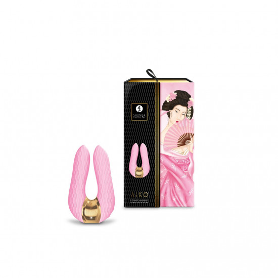 Вібратор для клітора Shunga Aiko Light Pink, гнучкі кінчики Вібратор для клітора Shunga Aiko Light Pink, гнучкі кінчики