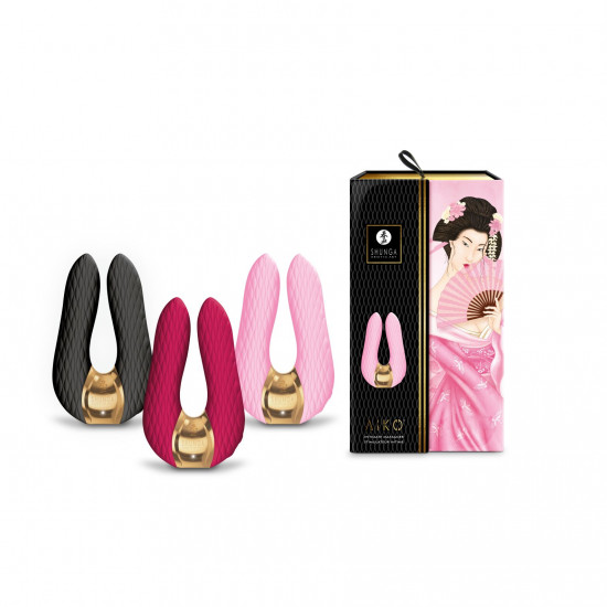 Вібратор для клітора Shunga Aiko Light Pink, гнучкі кінчики Вібратор для клітора Shunga Aiko Light Pink, гнучкі кінчики