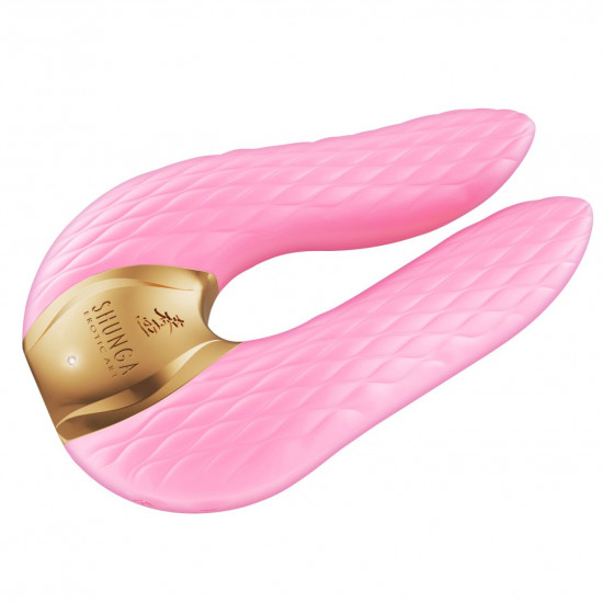 Вібратор для клітора Shunga Aiko Light Pink, гнучкі кінчики Вібратор для клітора Shunga Aiko Light Pink, гнучкі кінчики