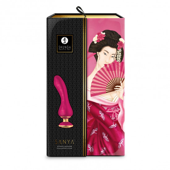 Вібратор для точки G Shunga Sanya Raspberry, гнучкий стовбур Вібратор для точки G Shunga Sanya Raspberry, гнучкий стовбур