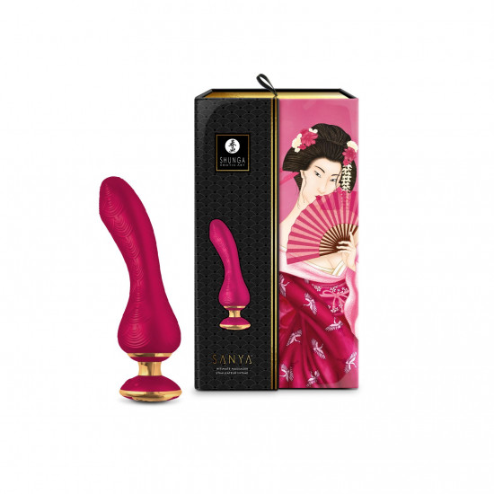 Вібратор для точки G Shunga Sanya Raspberry, гнучкий стовбур Вібратор для точки G Shunga Sanya Raspberry, гнучкий стовбур