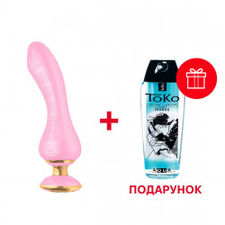 Вібратор для точки G Shunga Sanya Light Pink, гнучкий стовбур