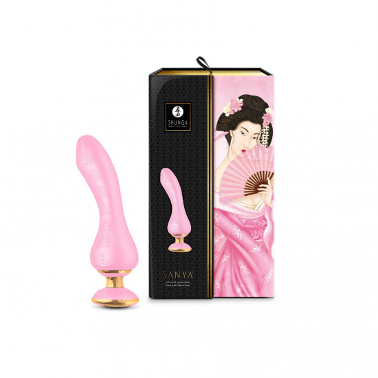 Вібратор для точки G Shunga Sanya Light Pink, гнучкий стовбур Вібратор для точки G Shunga Sanya Light Pink, гнучкий стовбур