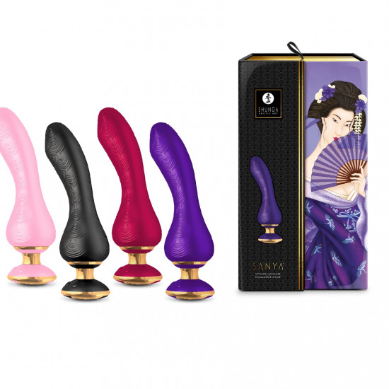 Вібратор для точки G Shunga Sanya Light Pink, гнучкий стовбур Вібратор для точки G Shunga Sanya Light Pink, гнучкий стовбур