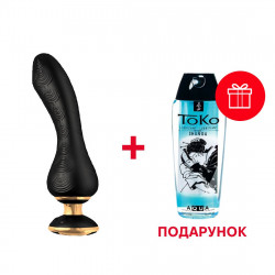 Вібратор для точки G Shunga Sanya Black, гнучкий стовбур