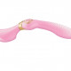 Вібромасажер Shunga Zoa Light Pink, двосторонній Вібромасажер Shunga Zoa Light Pink, двосторонній